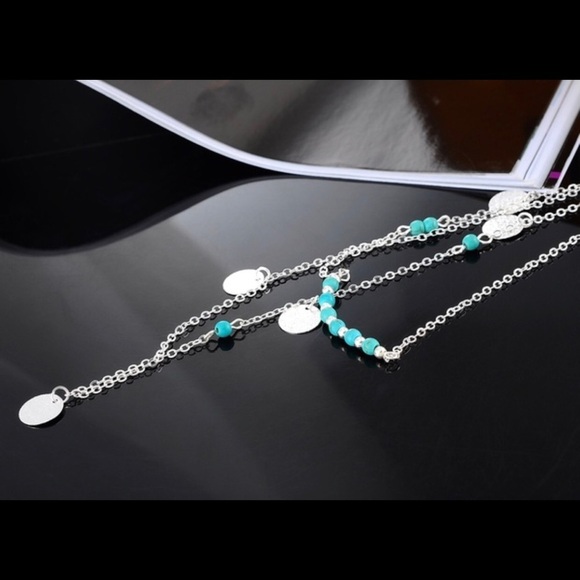 Boho 2 layer dainty choker necklace - Picture 8 of 8